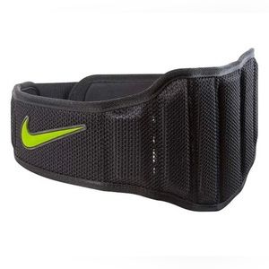 Nike Strength Training STRUCTURED LIFTING Belt BLACK VOLT Men's Size XL New!
